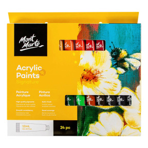 Set de vopsea acril Acrylic Paints 24 culori x 12 ml