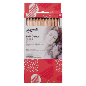 Creioane pastel pentru tonuri de piele Skin Tints Signature, set 12 bucăți