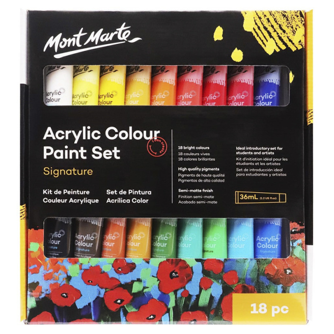 Набор красок акрил Colour paint 18 цветов х 36 мл