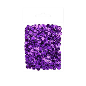 Paiete rotunde metal 9mm, 15g - violet