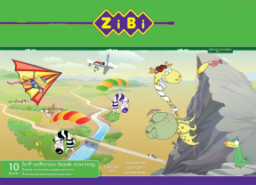 Пленка клейкая для книг Zi-Bi (38x27см), 10л