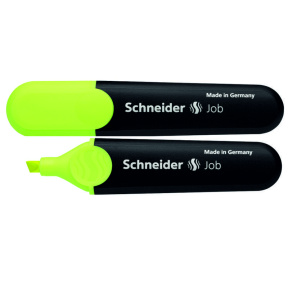 Текстмаркер SCHNEIDER JOB, салатовый, (по штучно)