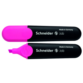 Текстмаркер SCHNEIDER JOB, розовый, (по штучно)