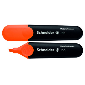 Текстмаркер SCHNEIDER JOB, оранжевый, (по штучно)