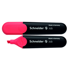 Текстмаркер SCHNEIDER JOB, красный, (по штучно)