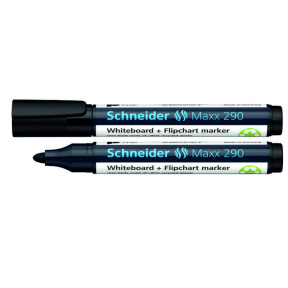 Маркер неперманентный SCHNEIDER 290, черный, (по штучно)