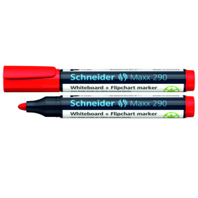 Маркер неперманентный SCHNEIDER 290, красный, (по штучно)