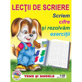 LECTII DE SCRIERE. SCRIEM CIFRE SI REZOLVAM EXERCITII. "Biblion"