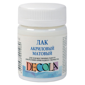 Лак акриловый матовый "Декола"