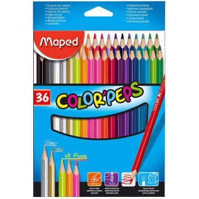 Set de creioane colorate Color Peps, 36 culori