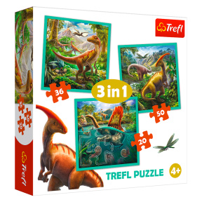 Lumea extraordinară a dinozaurilor,  3 în 1