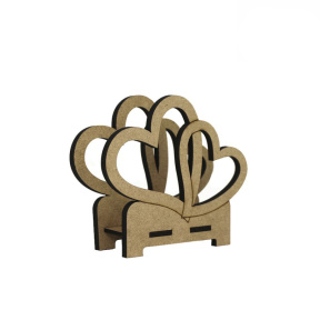 Suport servetele colectie „Love“, MDF, 11,6х4,2х13,6 cm, ROSA TALENT