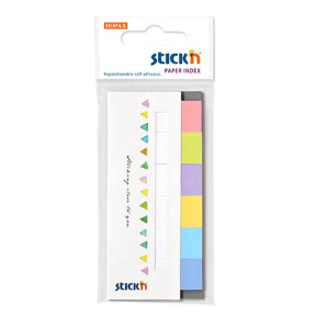 Index-uri hârtie 45х15mm 6 buc x 30foi STICK`N candy