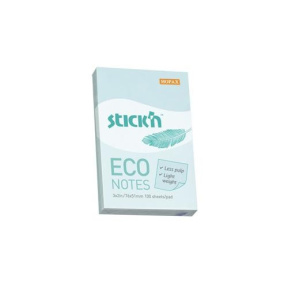 Bloc de hârtie pentru notițe 76x51mm/100f ECO, albastru