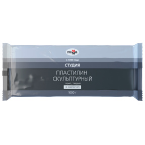 Пластилин скульптурный СЕРЫЙ Т