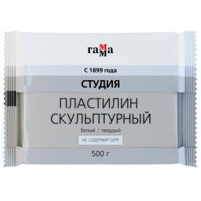 Пластилин скульптурный БЕЛЫЙ Т