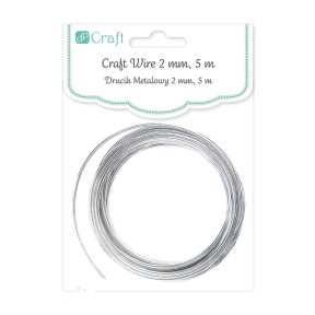 Sârmă colorată 2mm 5m, argint