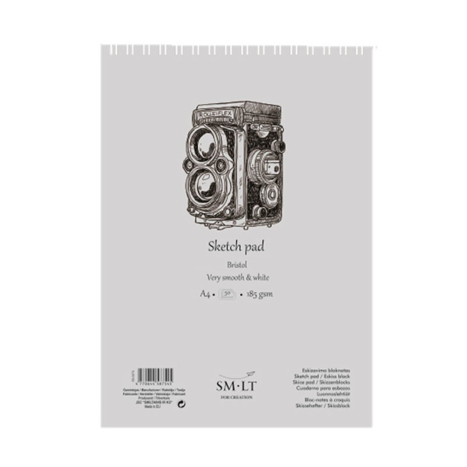 SMLT Sketchbook Sketch Pad Bristol cu spira А5