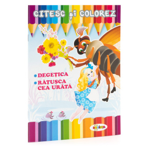 Citesc și colorez. Degețica