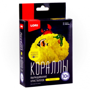 Выращивание кристаллов Lori.Кораллы "Желтый коралл"