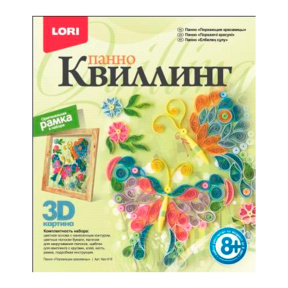 Квиллинг Lori. Панно "Порхающие красавицы"