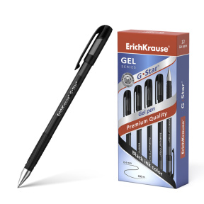 Pix cu gel Erich Krause G-star 0,5 mm, negru