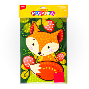 Мягкая мозаика Lori. Большой набор "Лисичка"