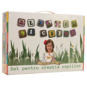 Set pentru creatia copiilor "Alfabet si Cifre"