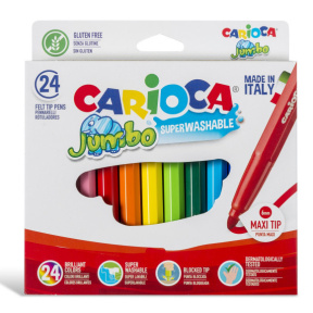 Набор фломастеров Carioca Jumbo, 24 цветов