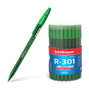 Pix cu bila Erich Krause 0,7 mm R-301 Original Stick, verde, art. 46775