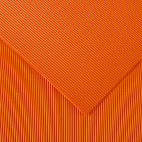 Картон цветной гофрированный Arancio 50x70см, 300гр