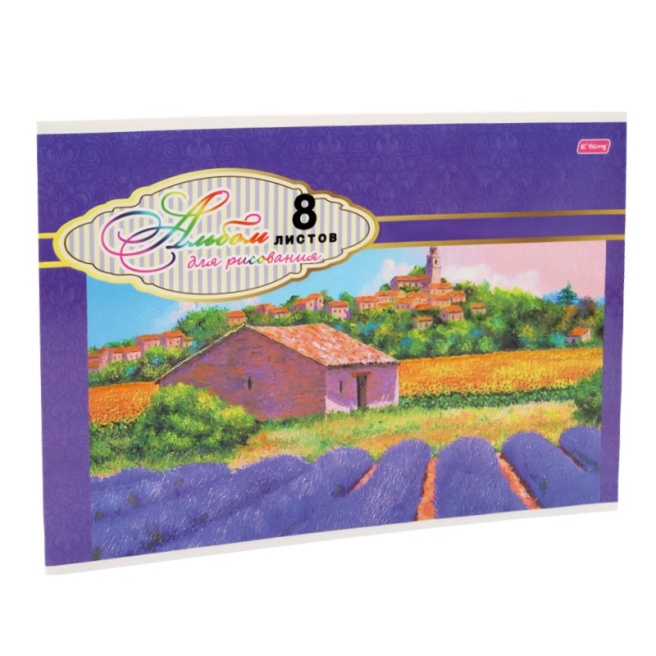 Album pentru desen 8 p 70 gr/m Casă în câmp