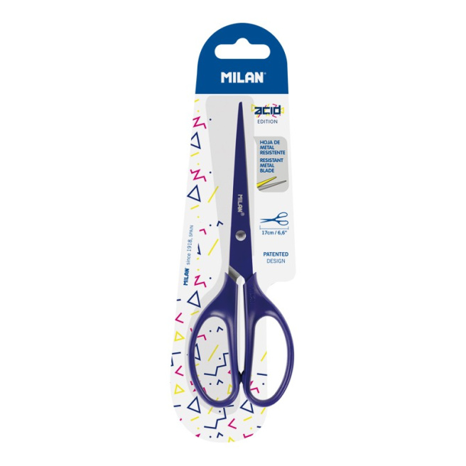 Foarfece MILAN 17 cm, albastru închis