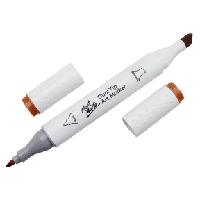 Art marker vârf dublu - Raw Sienna, E2