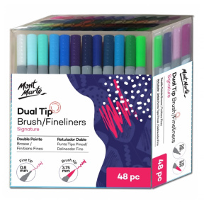 Set multinilere colorate/pensule 0,8/3,75 mm, 48 bucăți Tri Grip
