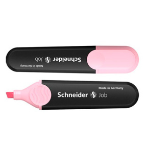 Текстмаркер SCHNEIDER JOB, пастель розовый, (по штучно)