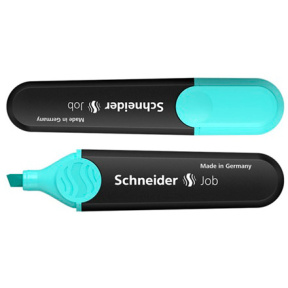 Текстмаркер SCHNEIDER JOB, пастель бирюзовый, (по штучно)