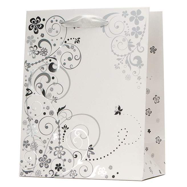 Pungă de cadouri Ornamente 33x45,7x10,2 (mix 12 buc./pachet)
