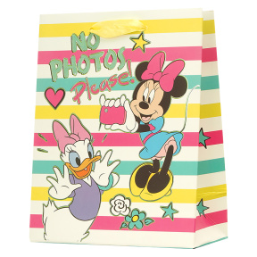Пакет подарочный "Disney", 26,4х32,4х13,7 (микс 12 шт./упак)