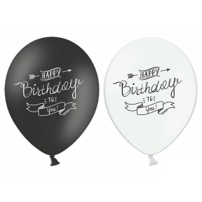 Воздушный шарик Happy Birthday, микс
