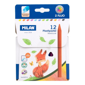 Creioane pastel Milan MILAN, 12 culori