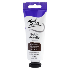Краски Satin акрил 75 мл Burnt Umber