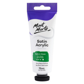 Краски Satin акрил 75 мл Mid Green