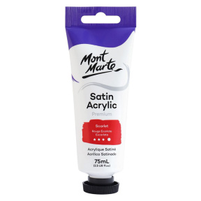 Краски Satin акрил 75 мл Scarlet