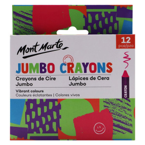 Set creione de ceară Mont Marte Jumbo 12 bucăți