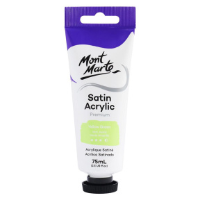 Краски Satin акрил 75 мл Yellow Green