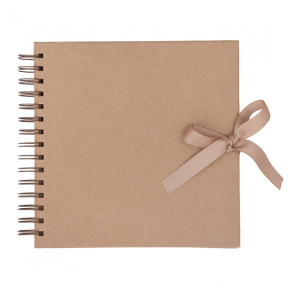 Album pentru scrapbooking 20,5 cm X 20,5 cm - kraft (40 foi)