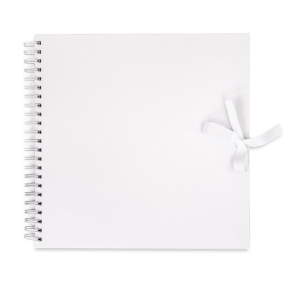 Album pentru scrapbooking 20,5 cm X 20,5 cm - Alb (40 foi)