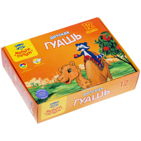Guaşă Multi-Pulti, 12 culori, 35 ml