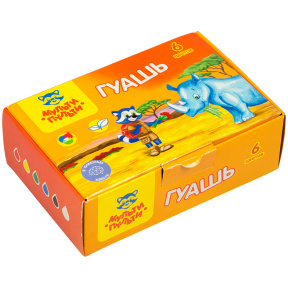 Guaşă Multi-Pulti, 6 culori, 20ml